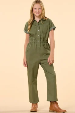 Cato Girls Utility Jumpsuit> Bottoms