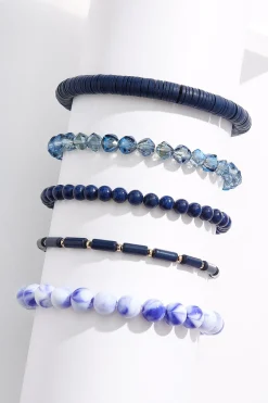Cato Glass Rubber Lucite Bracelet Set> Bracelets