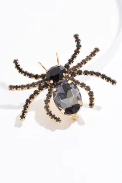 Cato Glass Spider Brooch> Social Occasion