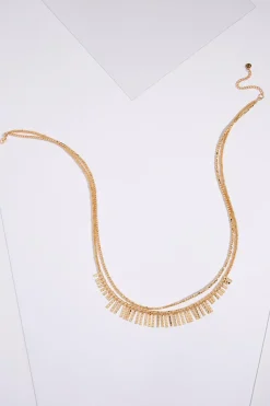 Cato Bar Bead Layered Necklace> Necklaces
