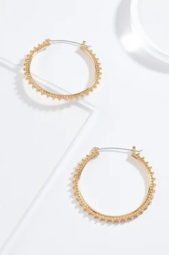 Cato Burst Hoop Earrings> Earrings