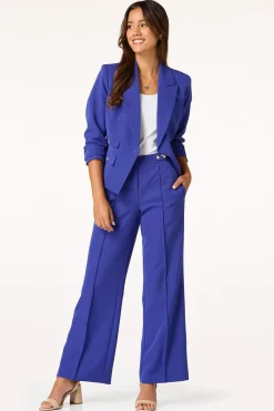 Cato Gold Button Blue Trouser Pants><noscript><img width=