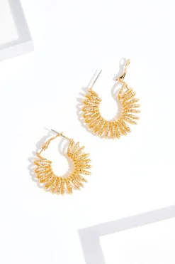 Cato Coil Hoop Earrings> Earrings