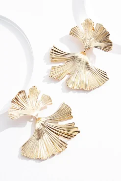 Cato Fan Clip- On Earrings> Earrings