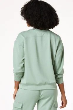 Cato Green Crew Neck Sweatshirt> Athleisure|Tops