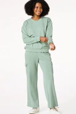 Cato Green Crew Neck Sweatshirt><noscript><img width=