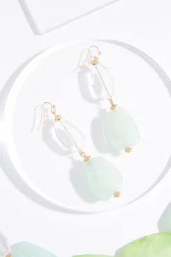 Cato Green Lucite Layered Necklace Set><noscript><img width=