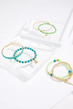 Cato Green Bracelet Set> Bracelets