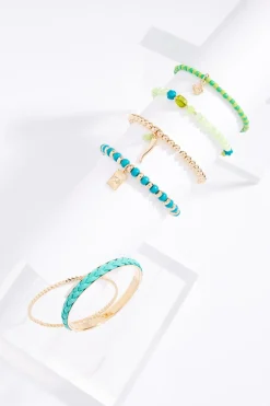 Cato Green Bracelet Set> Bracelets