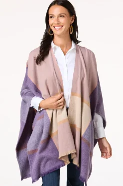 Cato Herringbone Plaid Wrap> Cold Weather