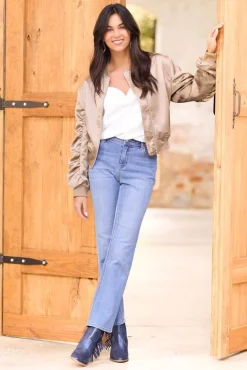 Cato High Rise Straight Leg Jeans> Jeans