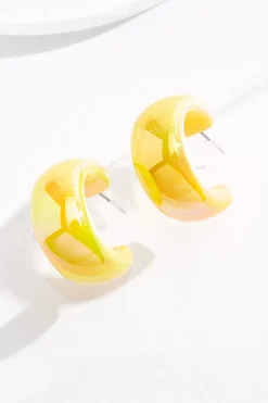 Cato Holographic Hoop Earrings> Earrings