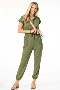 Cato Hooded Jumpsuit> Athleisure|Dresses