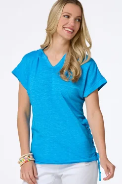 Cato Hooded Lace Up Top> Tops