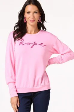 Cato Hope French Terry Top> Tops
