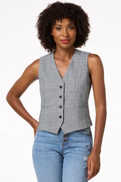 Cato Houndstooth Vest><noscript><img width=