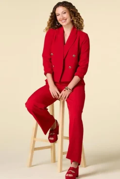 Cato Icon Button Cropped Blazer> Suiting|Jackets & Vests