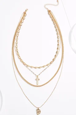 Cato Inspirational Layered Necklace> Inspirational|Necklaces