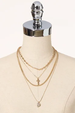 Cato Inspirational Layered Necklace> Inspirational|Necklaces
