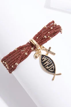 Cato Inspirational Multi Row Stretch Bracelet> Inspirational|Bracelets