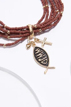 Cato Inspirational Multi Row Stretch Bracelet><noscript><img width=