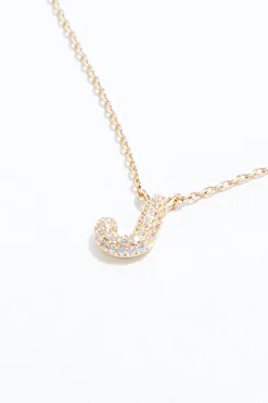 Cato J Initial Bubble Necklace><noscript><img width=
