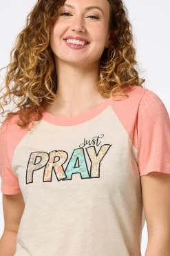Cato Just Pray Tee><noscript><img width=