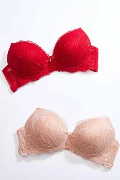 Cato Lace Push- Up Bra Set> Intimates