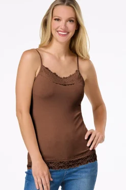Cato Lace Trim Cami><noscript><img width=