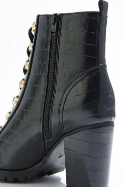 Cato Lace Up Croc Hiker Boots><noscript><img width=