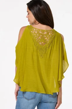 Cato Lacy Back Capelet> Tops