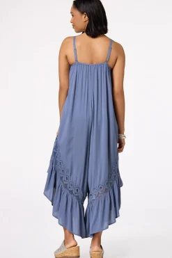 Cato Lacy Gauze Jumpsuit> Dresses