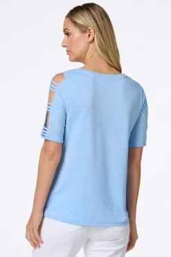 Cato Ladder Sleeve Tee> Tops