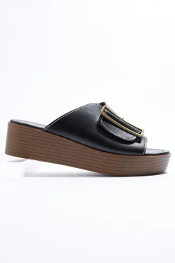 Cato Large Buckle Slide Sandals> Sandals