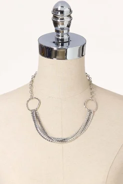 Cato Layered Chain Link Necklace> Necklaces