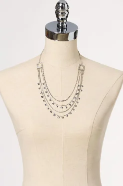 Cato Layered Charm Short Necklace> Necklaces