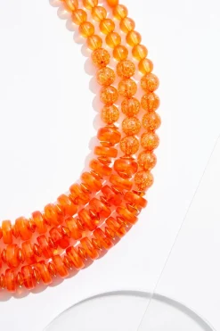 Cato Layered Lucite Short Necklace><noscript><img width=