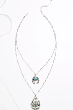 Cato Layered Western Necklace> Necklaces
