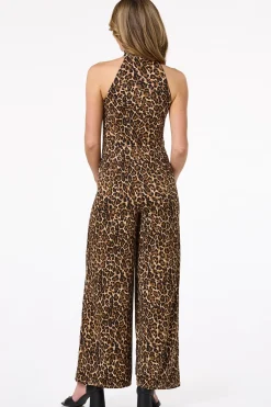Cato Leopard Halter Jumpsuit><noscript><img width=