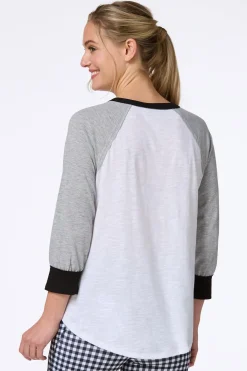Cato Love Lemon Baseball Tee> Athleisure|Tops