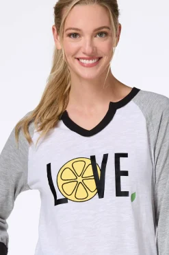 Cato Love Lemon Baseball Tee><noscript><img width=