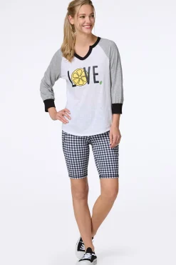 Cato Love Lemon Baseball Tee><noscript><img width=