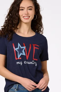 Cato Love My Country Tee><noscript><img width=