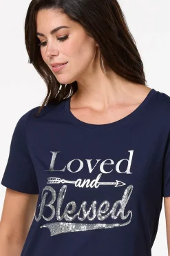 Cato Loved And Blessed Tee><noscript><img width=