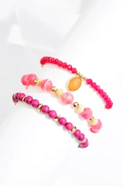 Cato Lucite Bead Stretch Bracelet Set> Bracelets