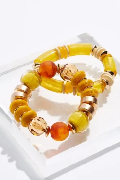 Cato Lucite Beaded Bracelet Set> Bracelets