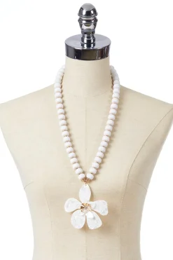 Cato Lucite Flower Statement Necklace> Necklaces