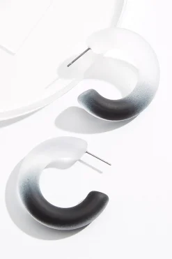 Cato Lucite Gradient Hoop Earrings> Earrings