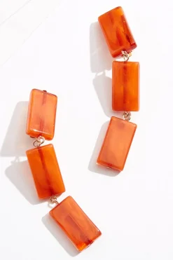 Cato Lucite Linear Earrings> Earrings
