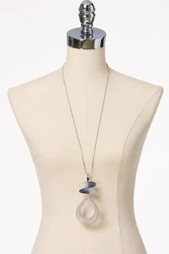Cato Lucite Mesh Wire Pendant Necklace Set> Sets|Necklaces